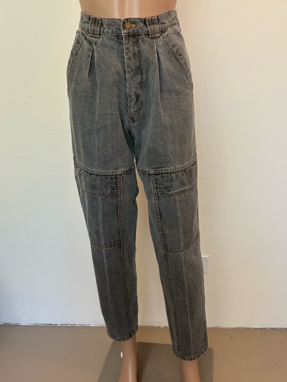 Vintage 80s Derrieres Cargo Utility High Waist Jeans 24” WAIST